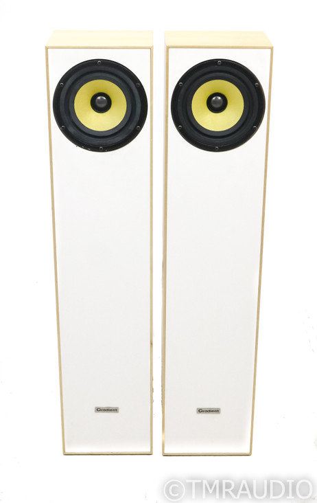 Gradient 6.0 Floorstanding Speakers; Gradient Six; Birch / White Pair