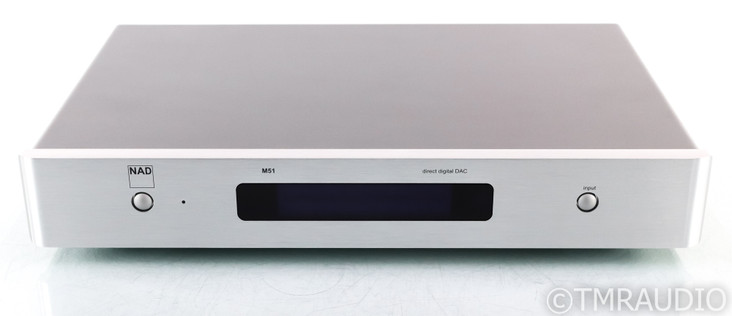 NAD M51 DAC; D/A Converter; M-51; Silver; Remote (SOLD)