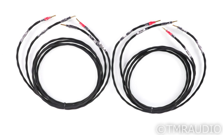 Synergistic Research Foundation Speaker Cables; 8ft Black Pair