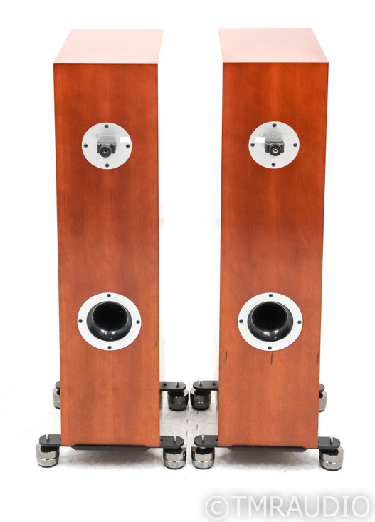Clearwave Symphonia 1 Floorstanding Speakers; Cherry Pair; Upgraded Isoacoustics