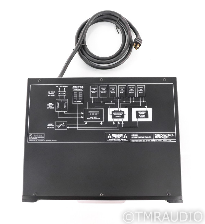 Monster Power AVS 2000 AC Power Line Conditioner; AVS2000; Voltage Stabilizer (SOLD)