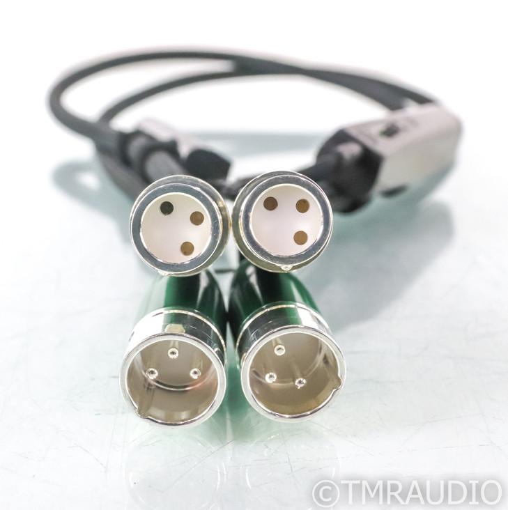 AudioQuest Earth XLR Cables; 1m Pair Balanced Interconnects; 72v DBS (SOLD3)