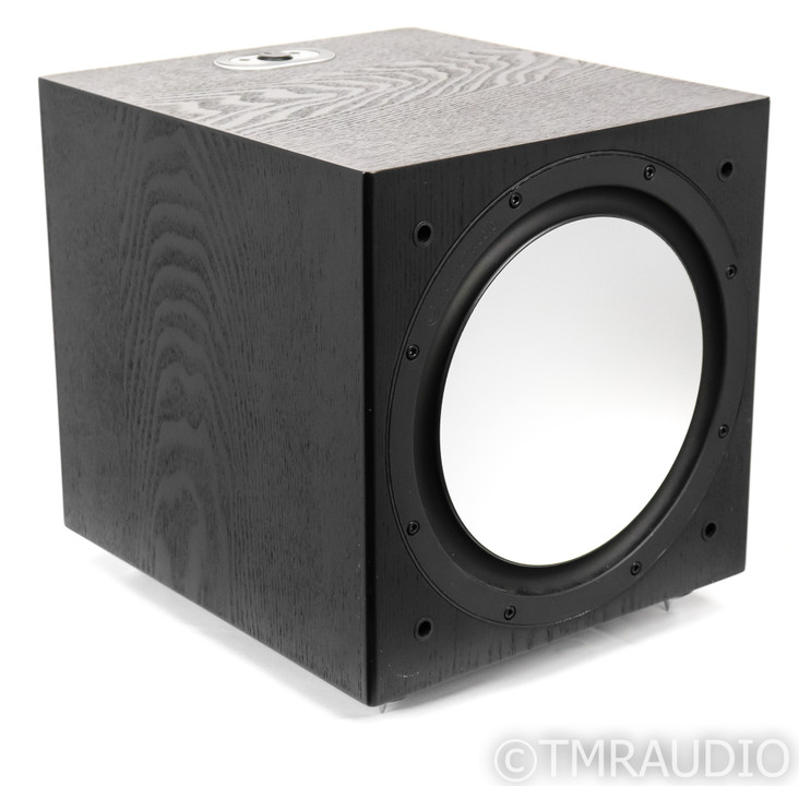 Monitor Audio Silver W-12 12" Powered Subwoofer; W12; Black Oak