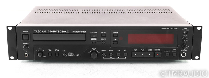 Tascam CD-RW901 MKII Professional CD Recorder / Player; CDRW901 Mk2; Remote