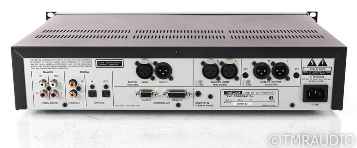 Tascam CD-RW901 MKII Professional CD Recorder / Player