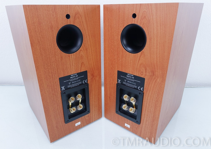 Epos Epic 2 Bookshelf Speakers; Cherry