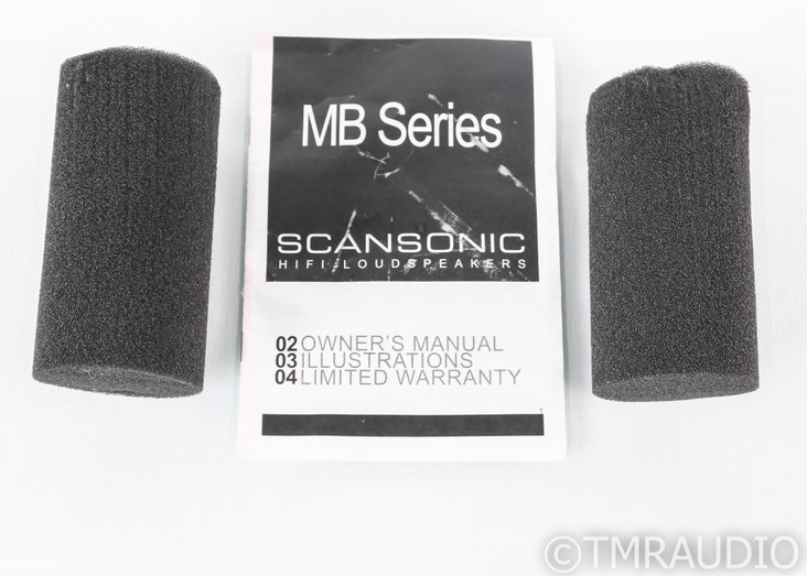 Scansonic MB3.5 Floorstanding Speakers; MB-3.5; Black Silk Pair