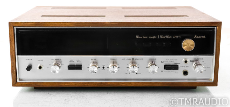 Sansui 5000X Vintage Stereo Receiver; 5000-X; MM Phono; Walnut Cabinet