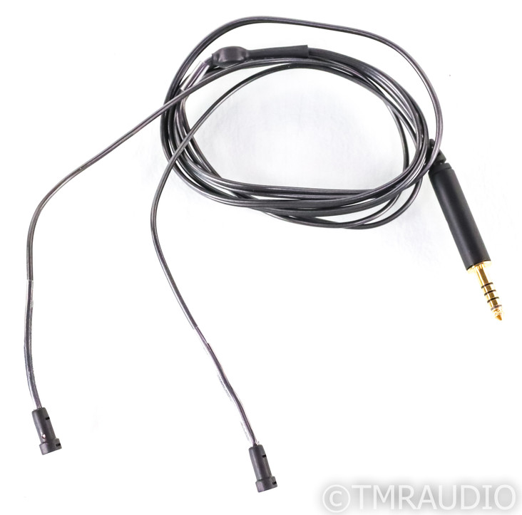 Moon Audio Silver Dragon IEM V1 Headphone Cable; 1m; Sennheiser to 4.4mm TRRS