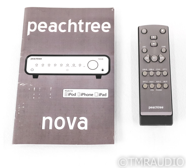 Peachtree Nova300 Stereo Integrated Amplifier; Nova-300; DAC; Gloss Ebony Mocha