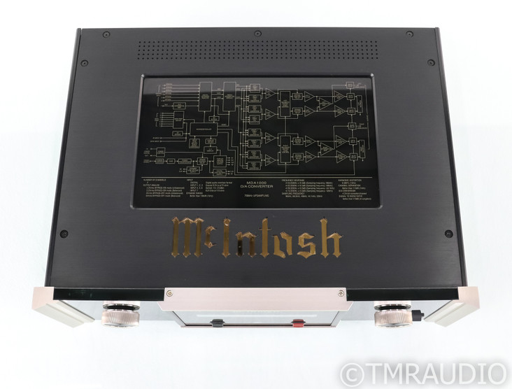 McIntosh MDA1000 DAC; D/A Converter; MDA-1000; Remote (SOLD2)