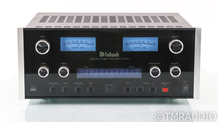 McIntosh C2200 Stereo Tube Preamplifier; C-2200; Remote; MM Phono