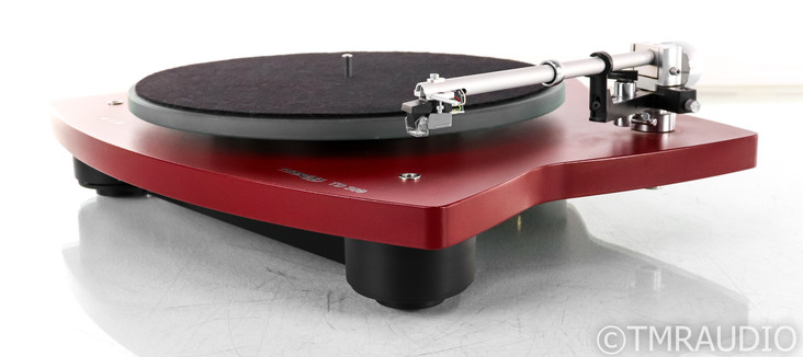 Thorens TD-309 Turntable; TD309; Audio-Technica AT440MLa MM Cartridge; Red