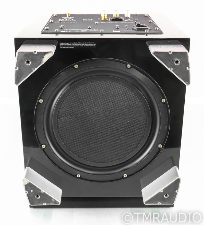 REL S/3 10" Powered Subwoofer; S-3; Piano Black