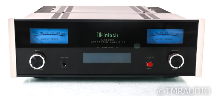 McIntosh MA5200 Stereo Integrated Amplifier; MA-5200; Remote; MM Phono (SOLD2)
