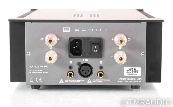 Schiit Vidar Stereo Power Amplifier; Black (1/3)