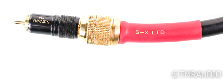 Nirvana Audio S-X LTD RCA Cables; SXLTD; 1m Pair Interconnects