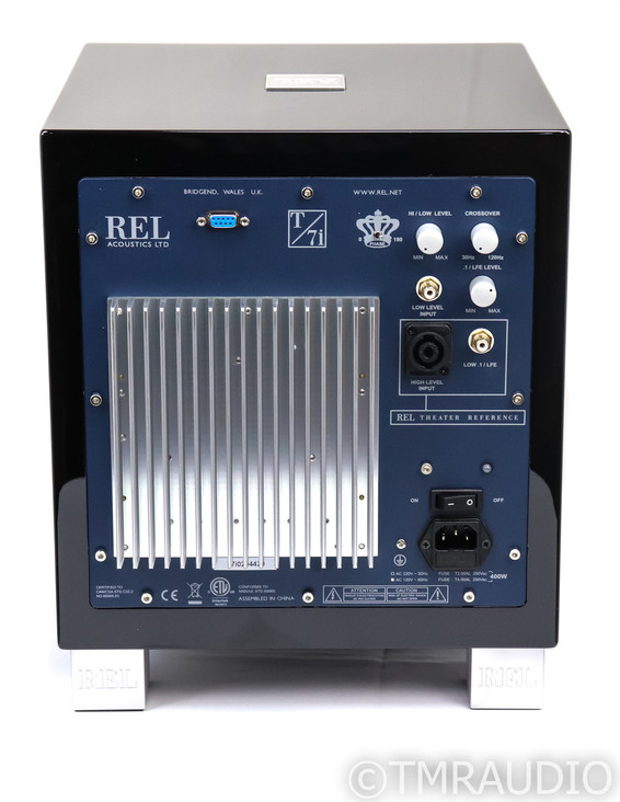 REL T/7i 8" Powered Subwoofer; Gloss Black; T7i (SOLD)