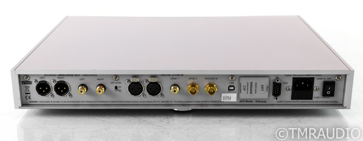 dCS Debussy DAC; Silver; Remote; D/A Converter