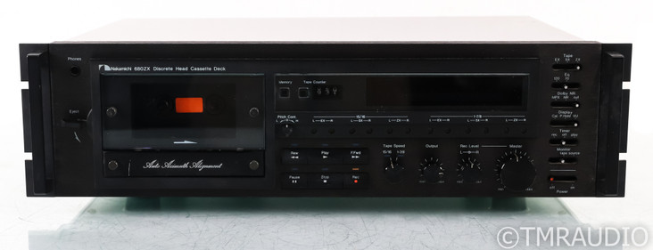 Nakamichi 680ZX Vintage Tape Recorder / Cassette Deck; Auto Azimuth; Remote