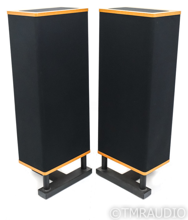 Vandersteen Model 2Ci Vintage Floorstanding Speakers; 2Ci; Black & Oak Pair w/ Stands