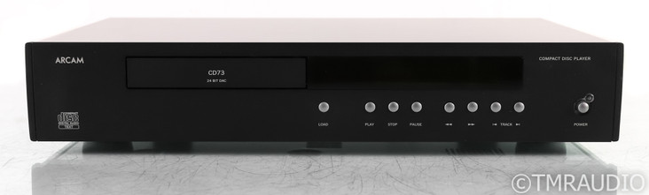 Arcam CD73 CD Player; CD-73T; TEXT; Black (No Remote)