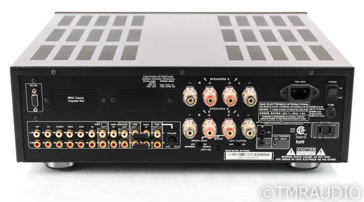 NAD C 375BEE Stereo Integrated Amplifier; C375BEE; Remote; Black