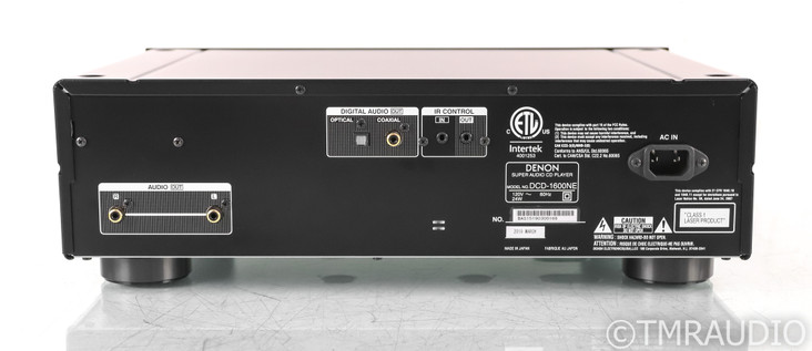 Denon DCD-1600NE SACD / CD Player; DCD1600NE; Remote; Black