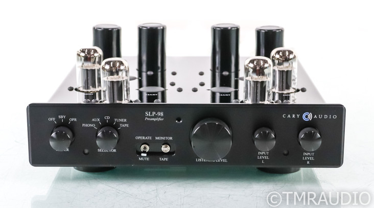 Cary Audio SLP-98L Stereo Tube Preamplifier; SLP98L; Black; Remote (SOLD)