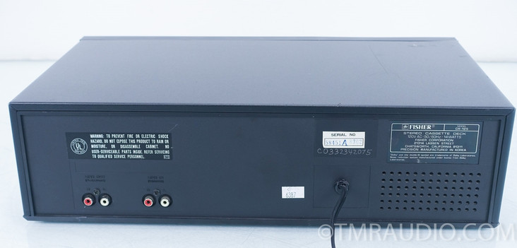 Fisher CR-125 Cassette Deck / Tape Recorder