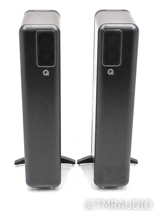 Q Acoustics Q Active 400 Wireless Floorstanding Speakers; Black Pair w/ Hub (Demo)