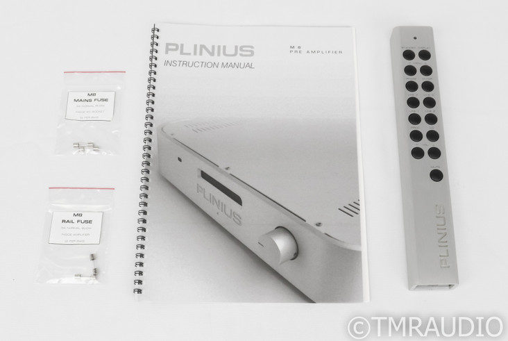 Plinius M8 Stereo Preamplifier; M-8; Remote