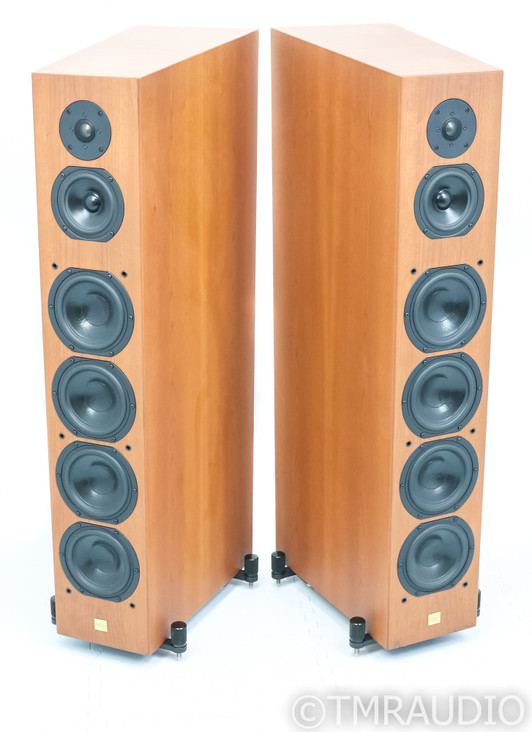 Aerial Acoustics Model 9 Floorstanding Speakers; Natural Cherry Pair