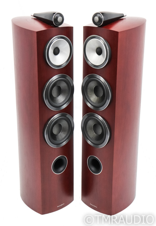B&W 804 D3 Floorstanding Speakers; Rosenut Pair; 804D3