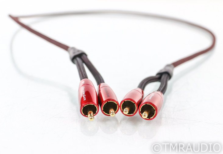 AudioQuest Golden Gate RCA Cables; 1m Pair Interconnects