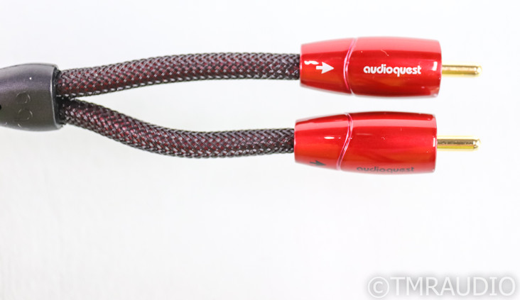 AudioQuest Golden Gate RCA Cables; 1m Pair Interconnects