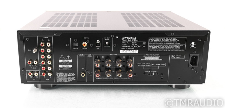 Yamaha A-S801 Stereo Integrated Amplifier; Black; Remote; MM Phono
