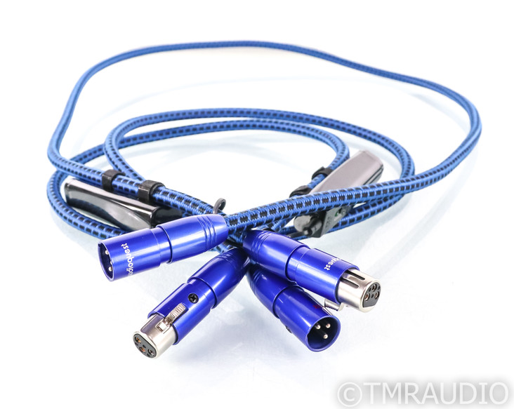 AudioQuest Sky XLR Cables; 1.5m Pair Balanced Interconnects; 72v DBS