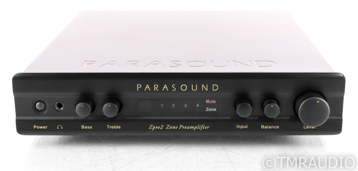 Parasound Zpre2 Zone Stereo Preamplifier; Zpre-2; Remote; Black