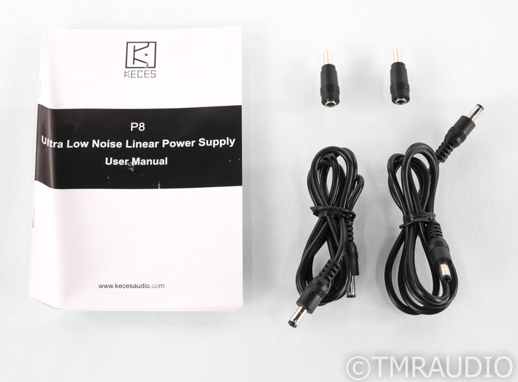 Keces Audio P8 DC Linear Dual Power Supply; LPS; Black