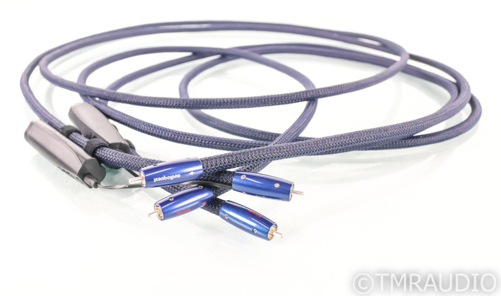 AudioQuest Water RCA Cables; 3m Pair Interconnects; 72v DBS