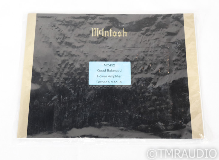 McIntosh MC452 Quad Balanced Stereo Power Amplifier; MC-452