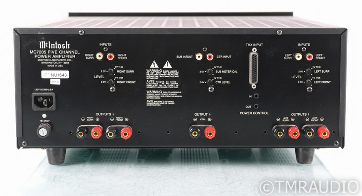 McIntosh MC7205 Five Channel Power Amplifier; MC-7205 (SOLD2)