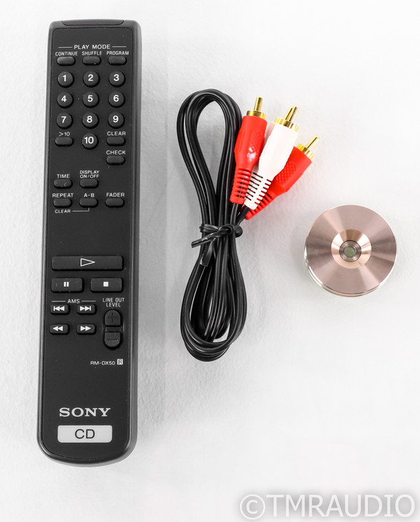 Sony CDP-XA20ES CD Player; Black; Remote