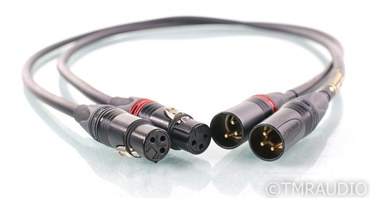 Driade XLR Flow Link Reference 808 XLR Cables; 1m Pair Balanced Interconnects