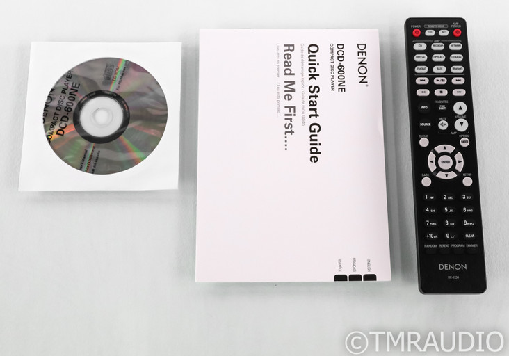 Denon DCD-600NE CD Player; Remote; Black; AL32 Processing; DCD600NE