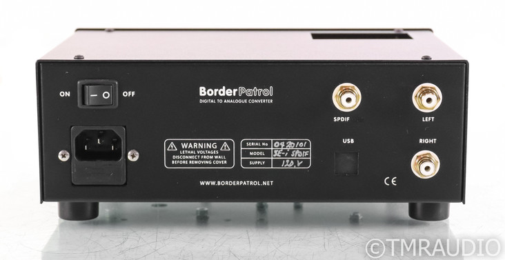 Border Patrol SE-i SPDIF Tube Hybrid DAC; D/A Converter; Black (SOLD)