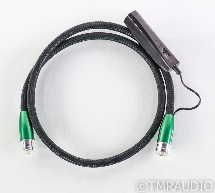 AudioQuest Earth XLR Cable; Single 1m Balanced Interconnect; 72v DBS (Open Box)