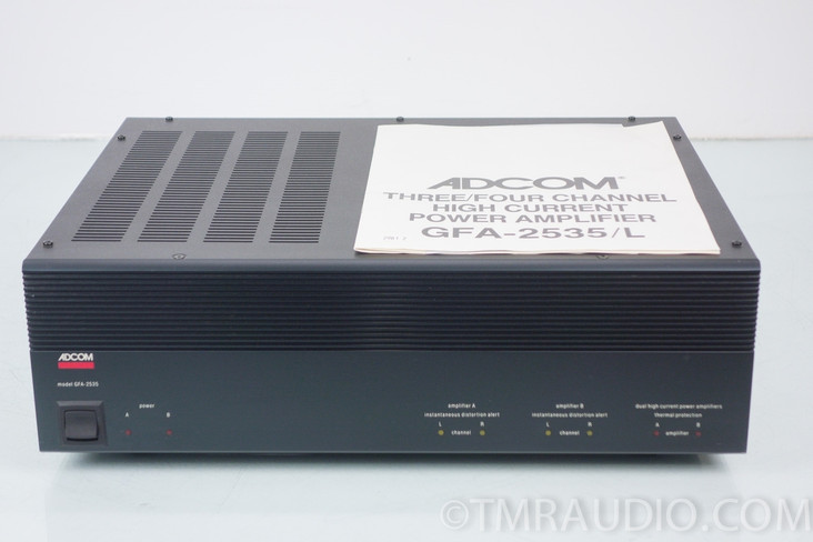 Adcom GFA-2535 Three / Four Channel High Current Audio Power Amplifier