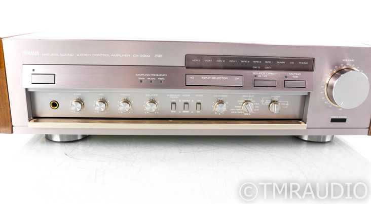 Yamaha CX-2000 Vintage Stereo Preamplifier; CX2000; MM / MC Phono; Remote